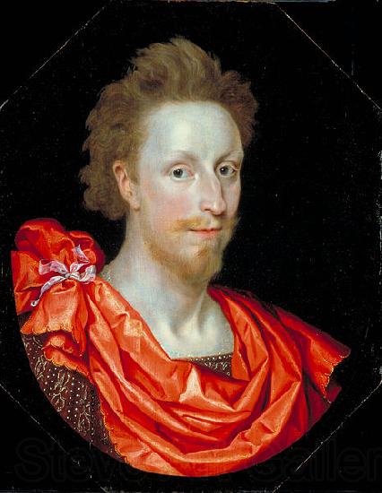 Marcus Gheeraerts Portrait of a Man in Classical Dress, possibly Philip Herbert, 4th Earl of Pembroke Norge oil painting art